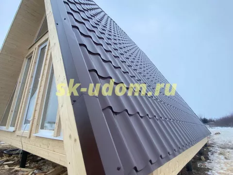 Строительство каркасного дома А-фрейм в г. Суздаль Владимирской области