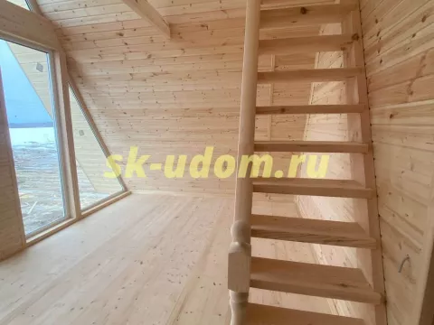 Строительство каркасного дома А-фрейм в г. Суздаль Владимирской области