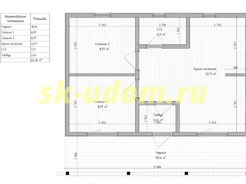 Строительство каркасного дома в д. Аленино Владимирской области
