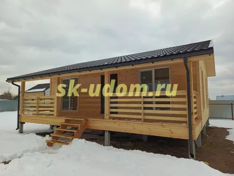Строительство каркасного дома в д. Аленино Владимирской области