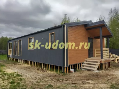 Строительство каркасного дома Барнхаус во Владимирской области