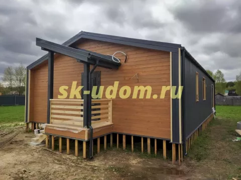 Строительство каркасного дома Барнхаус во Владимирской области