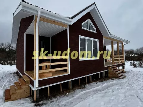 Строительство каркасного дома в с. Баскаки Владимирской области