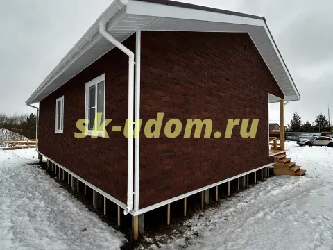 Строительство каркасного дома в с. Баскаки Владимирской области
