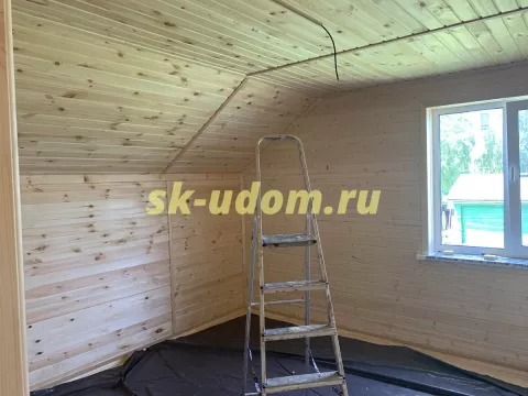 Строительство каркасного дома в деревне Белое Озеро Воскресенского района Московской области