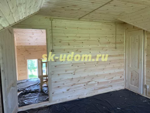 Строительство каркасного дома в деревне Белое Озеро Воскресенского района Московской области
