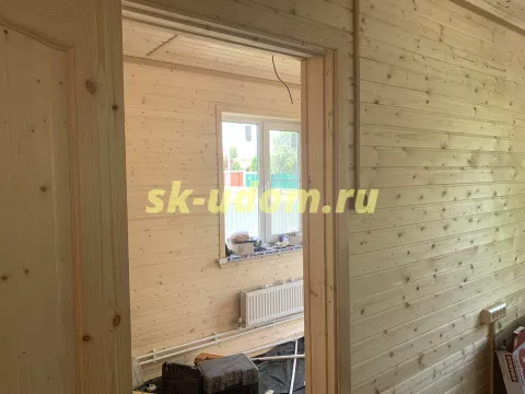 Строительство каркасного дома в деревне Белое Озеро Воскресенского района Московской области