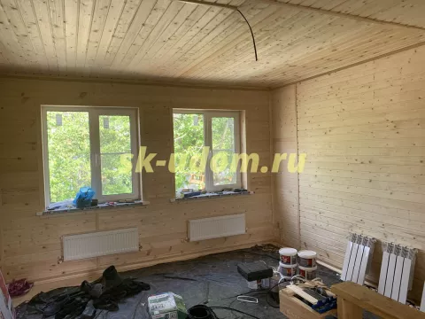 Строительство каркасного дома в деревне Белое Озеро Воскресенского района Московской области