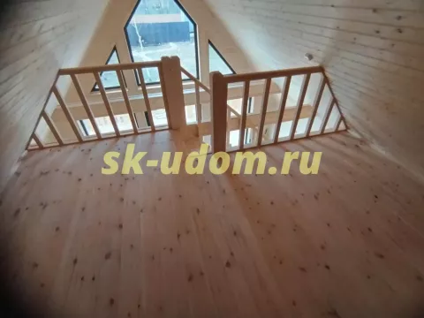 Строительство каркасного дома А-фрейм в д. Бережки Солнечногорского района Московской области