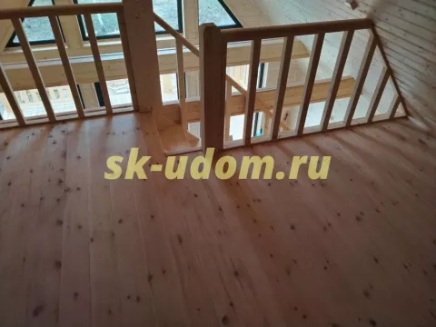 Строительство каркасного дома А-фрейм в д. Бережки Солнечногорского района Московской области