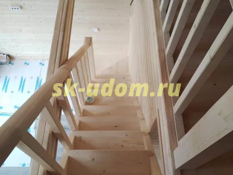 Строительство каркасного дома А-фрейм в д. Бережки Солнечногорского района Московской области