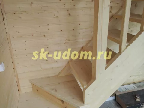 Строительство каркасного дома А-фрейм в д. Бережки Солнечногорского района Московской области