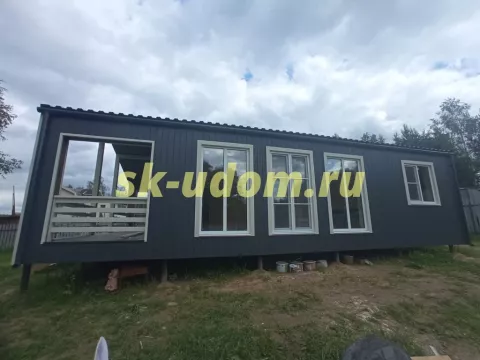 Строительство каркасного дома Барнхаус в д. Большое Авдотцино Ивановской области