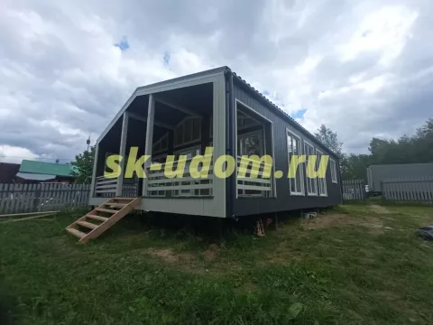 Строительство каркасного дома Барнхаус в д. Большое Авдотцино Ивановской области