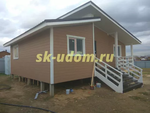 Строительство каркасного дома в д. Борисовское Коломенского района Московской области
