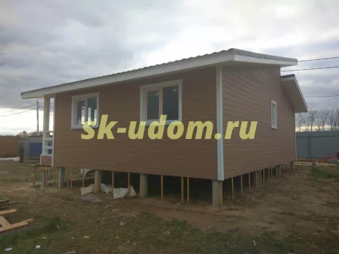 Строительство каркасного дома в д. Борисовское Коломенского района Московской области