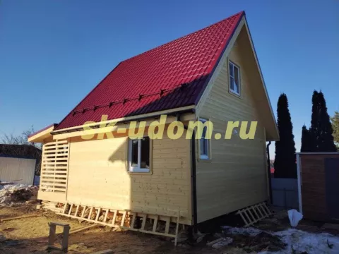 Строительство каркасного дома в д. Андреевское Ленинского района Московской области