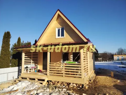 Строительство каркасного дома в д. Андреевское Ленинского района Московской области