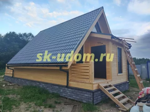 Строительство каркасного дома в ДНП Спутник Можайского района Московской области