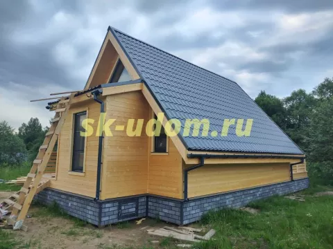 Строительство каркасного дома в ДНП Спутник Можайского района Московской области