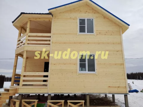 Строительство каркасного дома в п. Добрый берег городского округа Клин Московской области