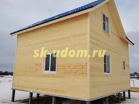 Строительство каркасного дома в п. Добрый берег городского округа Клин Московской области