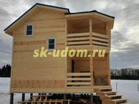 Строительство каркасного дома в п. Добрый берег городского округа Клин Московской области