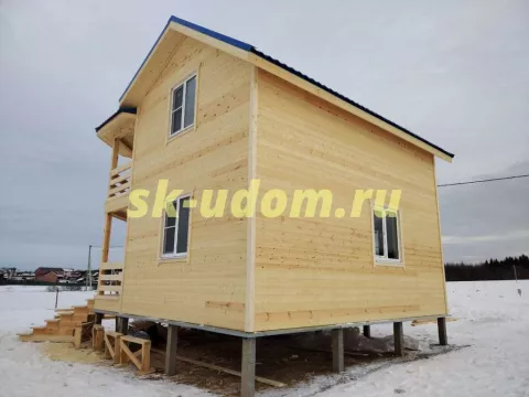 Строительство каркасного дома в п. Добрый берег городского округа Клин Московской области