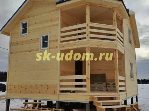 Строительство каркасного дома в п. Добрый берег городского округа Клин Московской области