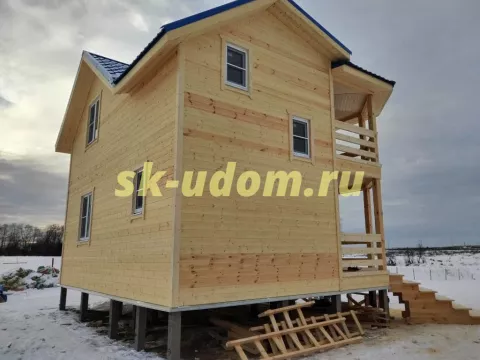 Строительство каркасного дома в п. Добрый берег городского округа Клин Московской области