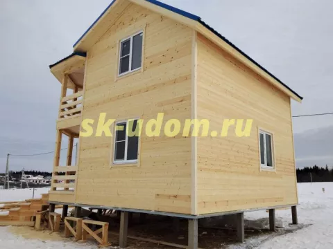 Строительство каркасного дома в п. Добрый берег городского округа Клин Московской области