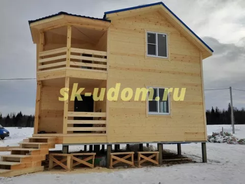 Строительство каркасного дома в п. Добрый берег городского округа Клин Московской области