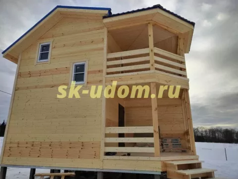 Строительство каркасного дома в п. Добрый берег городского округа Клин Московской области