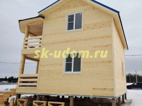 Строительство каркасного дома в п. Добрый берег городского округа Клин Московской области