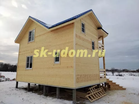 Строительство каркасного дома в п. Добрый берег городского округа Клин Московской области
