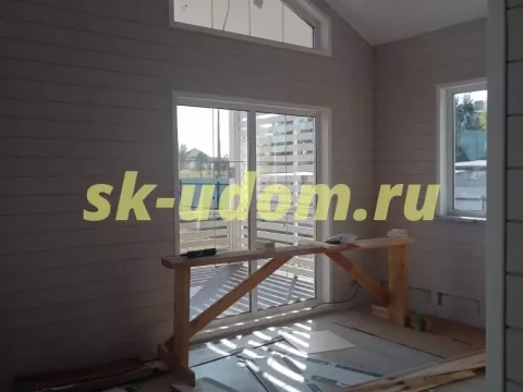 Строительство каркасного дома в д. Дворищи Киржачского района Владимирской области