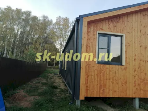 Строительство каркасного дома Барнхаус в д. Дядьково Дмитровского района Московской области