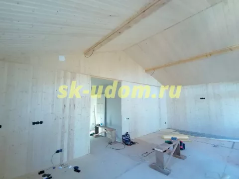Строительство каркасного дома Барнхаус в д. Дядьково Дмитровского района Московской области