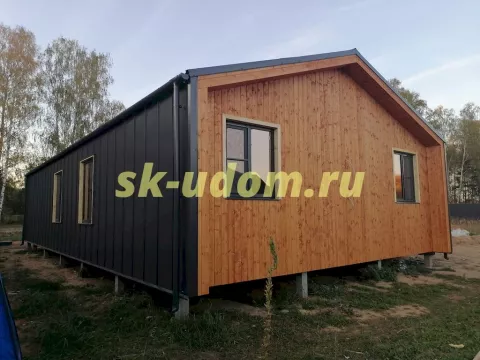 Строительство каркасного дома Барнхаус в д. Дядьково Дмитровского района Московской области
