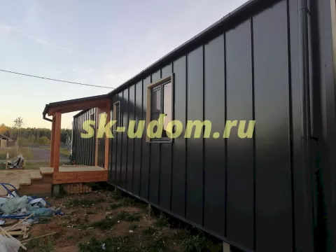 Строительство каркасного дома Барнхаус в д. Дядьково Дмитровского района Московской области