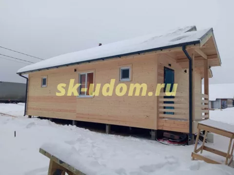 Строительство каркасного дома-бани в п. Эко Озеро Волоколамского района Московской области