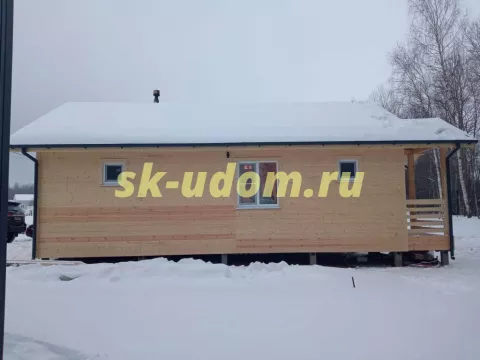 Строительство каркасного дома-бани в п. Эко Озеро Волоколамского района Московской области