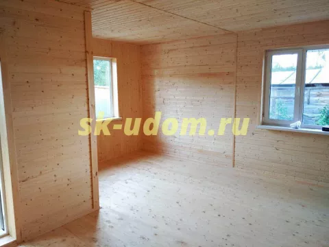 Строительство каркасного дома в д. Федотово Гусь-Хрустального района Владимирской области