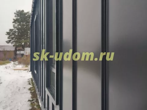 Строительство каркасного дома Барнхаус в д. Глазово Солнечногорского района Московской области