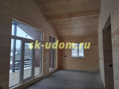 Строительство каркасного дома Барнхаус в д. Глазово Солнечногорского района Московской области