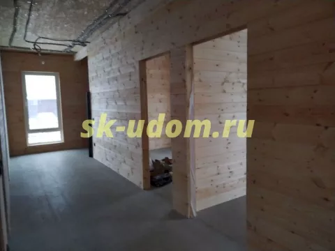 Строительство каркасного дома Барнхаус в д. Глазово Солнечногорского района Московской области