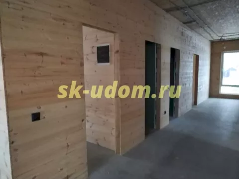 Строительство каркасного дома Барнхаус в д. Глазово Солнечногорского района Московской области