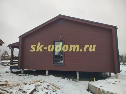 Строительство каркасного дома Барнхаус в д. Глазово Солнечногорского района Московской области