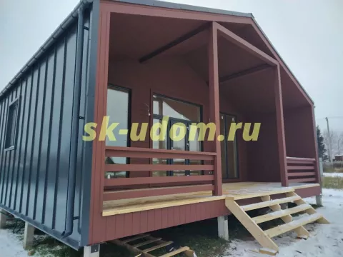 Строительство каркасного дома Барнхаус в д. Глазово Солнечногорского района Московской области