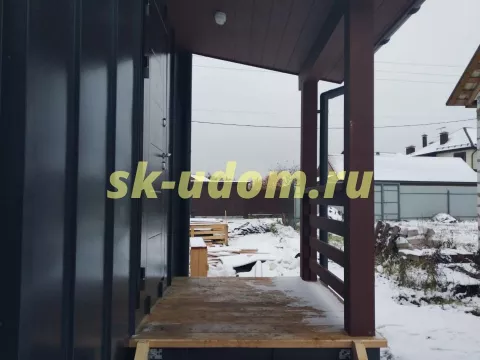 Строительство каркасного дома Барнхаус в д. Глазово Солнечногорского района Московской области